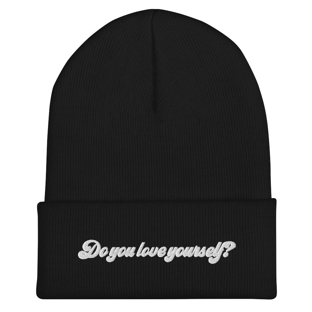 "DYLY?" Beanie - emo_octopus