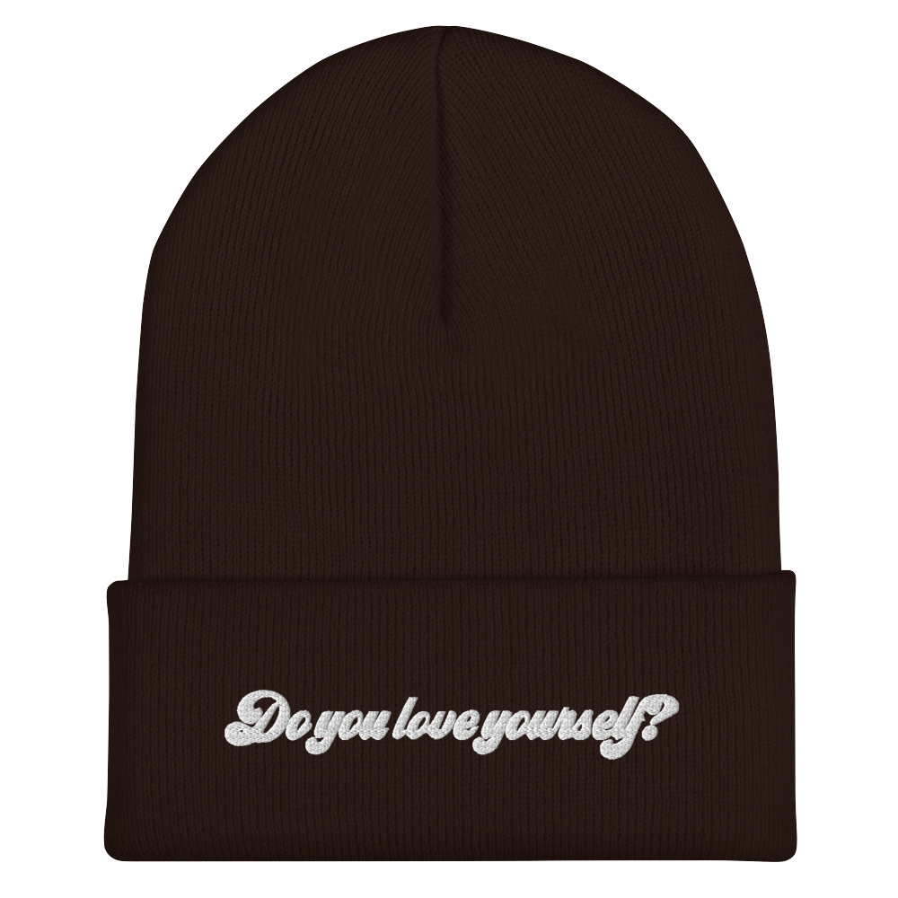 "DYLY?" Beanie - emo_octopus