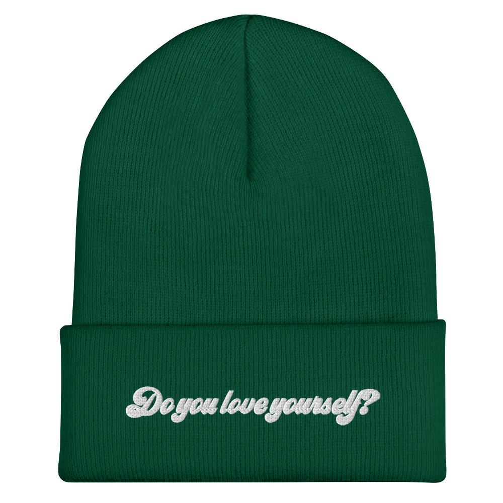 "DYLY?" Beanie - emo_octopus